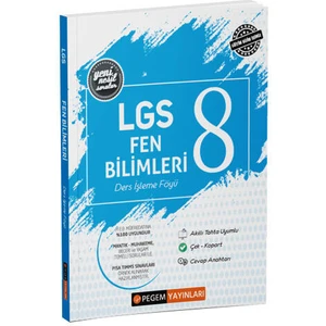 Pegem Akademi Yayıncılık LGS Fen Bilimleri Ders İşleme Föyü