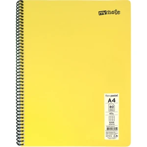 My Note Kareli Defter Sarı 80 Yaprak
