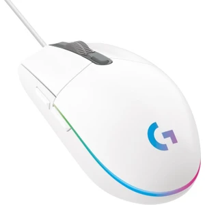 G G102 LIGHTSYNC RGB Aydınlatmalı 8.000 DPI Kablolu Oyuncu Mouse – Beyaz