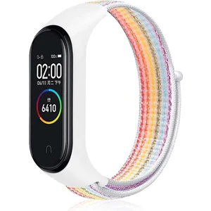 Xiaomi Mi Band 3 4 5 6 Hasır Kumaş Örgü Spor Kordon Kayış