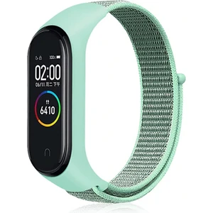 Xiaomi Mi Band 3 4 5 6 Hasır Kumaş Örgü Spor Kordon Kayış