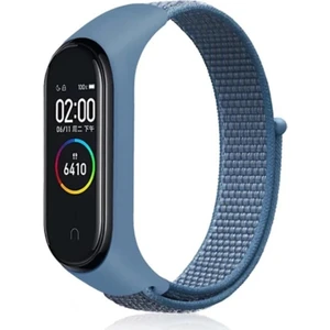 Xiaomi Mi Band 3 4 5 6 Hasır Kumaş Örgü Spor Kordon Kayış