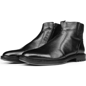 Bristol Deri Kaydırmaz Taban Fermuarlı Chelsea Günlük Bot