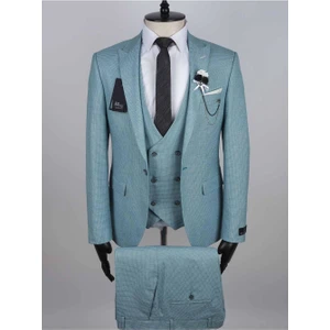 Jan Carlucci Slimfit Yelekli Drop 6 Takım