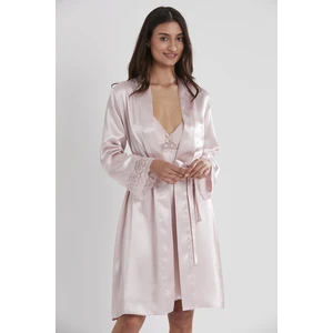 Pierre Cardin  Saten Dantelli Gecelik & Sabahlık Takım  - 4285