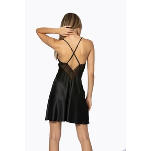 Pierre Cardin 600 Kadın İp Askılı Saten Gecelik-Mist