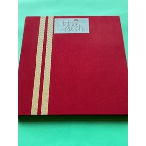 Bibu Punch Bordo Tuval Kasnak