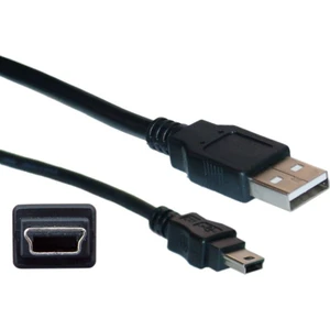 30 cm 5 Pin Mini USB Kamera HDD Navigasyon Mp3 Harddisk Kablosu