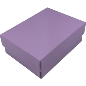 Lila Karton Kolye&Bileklik&Set Kutusu (Süngerli) 24 Adet