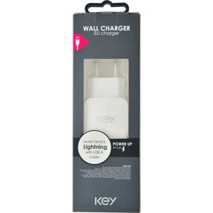 Power Wall Ic 1 Usb-A  1m (5V/2.4A Lightning White)