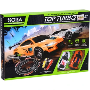 Asya Oyuncak A7554-LVT12110 Asya,  Soba Slot Yarış Pisti 18 cm