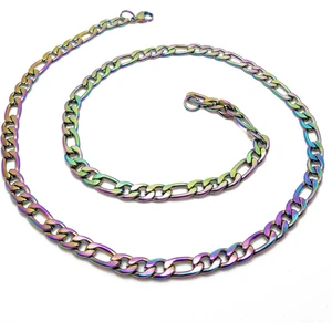 Figaro 7 Mm. 61 Cm. Multicolor Çelik Erkek Zincir DP90ML-