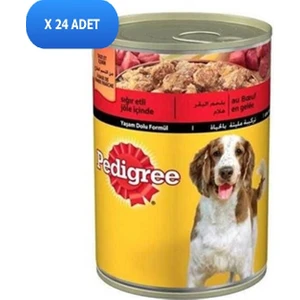 Jöle Içinde Biftekli Köpek Konservesi 400 gr (24 Adet)