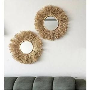 BH Bohem Handmade Rafya Ayna Seti 2 Li