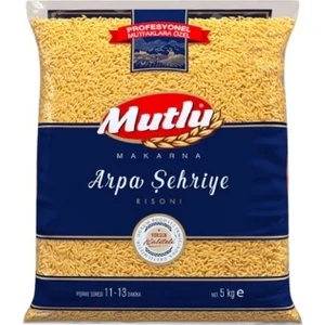 Mutlu Makarna Arpa Şehriye 5 kg