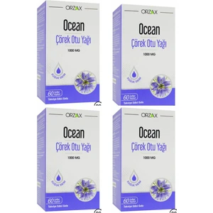 Ocean Çörek Otu Yağı 1000 Mg 60 Kapsül 4 Adet