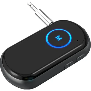 BR01 Araba Bluetooth 5.0 Kablosuz Ses Alıcı Verici-Siyah (Yurt Dışından)