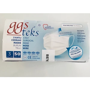Ggs Teks 3 Katlı Cerrahi Maske