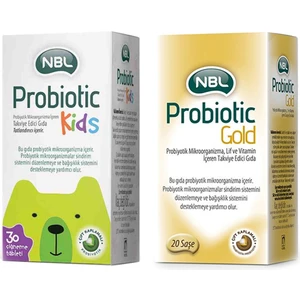 Nbl Probiotic Gold 20 Saşe + Nbl Probiotic Kids 30 Tablet