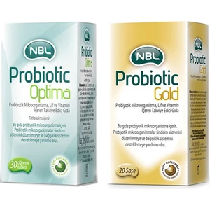 Nbl Probiotic Gold 20 Saşe + Nbl Probiotic Optima 30 Tablet