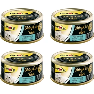 Shinycat Tavuklu Tuna Balıklı Konserve Kedi Maması 70 Gram x 4'lü