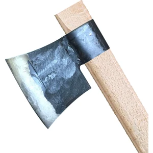 Küçük Sakallı Saplı Nacak / Balta 60CM - Dövme Çelikten