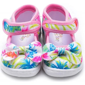 First Step Pembe Fiyonklu Keten Çocuk AYAKKABISI-F-472