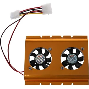 Hard Disk soğutucu fan 3,5" hdd çift fanlı soğutucu