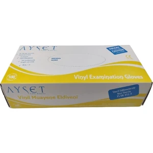 Pudrasız Vinil Eldiven 100 Lü 1 Paket L