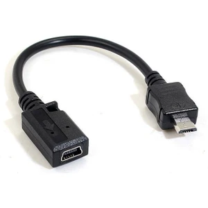 Yk Desing Mikro USB Erkek To 5 Pin Mini USB Dişi Çevirici Kablo 10 cm