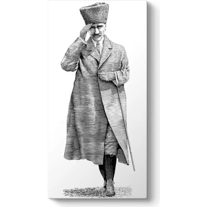 Atatürk Selam Verirken Tablosu