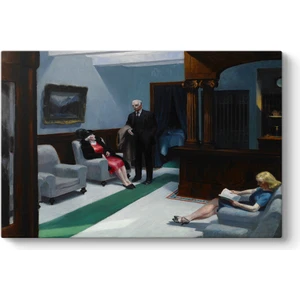 Edward Hopper - Otel Lobisi Tablosu