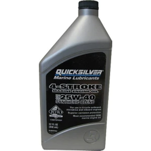 Quicksilver 4 Zamanlı Deniz Motor Yağı 25W-40 (1l)