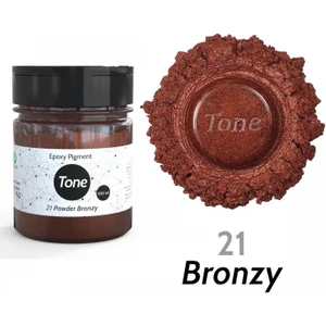 Tone Powder Bronzy Epoksi Toz Sedef Renk Pigmenti 100 ml