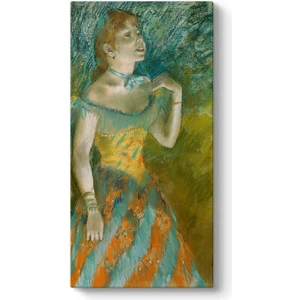 Edgar Degas - Yeşil Şarkıcı Kanvas Tablo