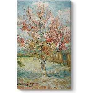 Vincent Van Gogh - Pembe Şeftali Ağaçları Tablosu