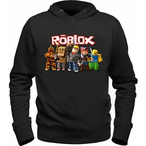 Alfa Tshirt Roblox Çocuk Siyah Sweatshirt