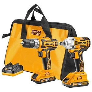 CKLI2006 20V Lithium-Ion 2 Li Set Şarjlı Matkap + Vidalama Kömürsüz Motor 2 Bataryalı