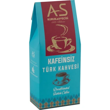 As Kurukahvecisi Kafeinsiz Türk Kahvesi 100 Gr.