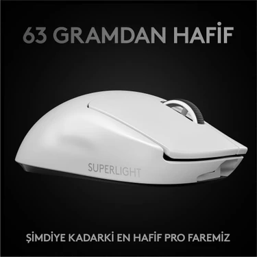 Logitech G PRO X Superlight Ultra Hafif HERO 25.600 DPI 400 Fiyatı