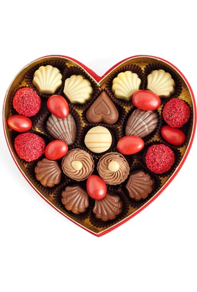 Sıroğlu Çikolata Amore Hediyelik Çikolata Kalp Kutu