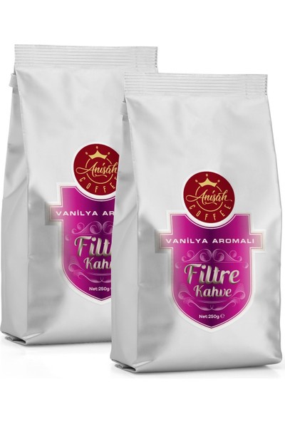 Anisah Vanilya Aromalı Filtre Kahve 2 x 250 gr
