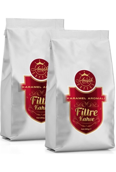 Anisah Karamel Aromalı Filtre Kahve 2 x 250 gr