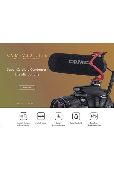 Comıca CVM-V30 Lite Mikrofon ile Süper-Kardioid Polar (Yurt Dışından)
