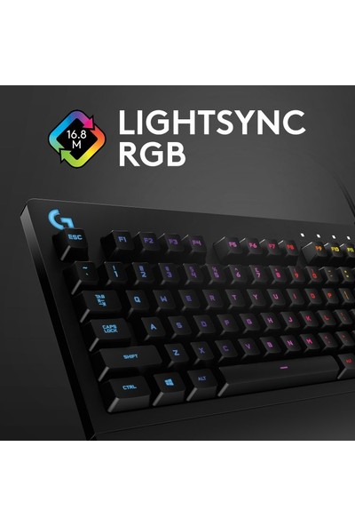 Logitech G G213 Prodigy RGB Türkçe Oyuncu Klavyesi - Siyah
