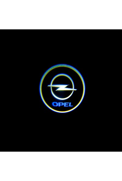 Waxen Opel Araçlar Için Kapı Altı Pilli LED Logo Hd Lens Karanlık ve Mesafe Sensörlü LED Işıklı Lamba