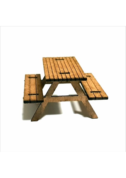 2'li Maket Piknik Masası 1:50 Ölçek (Vım-79)