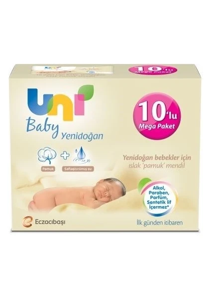 UNİ BABY YENİDOĞAN 10 LU MEGA PAKET