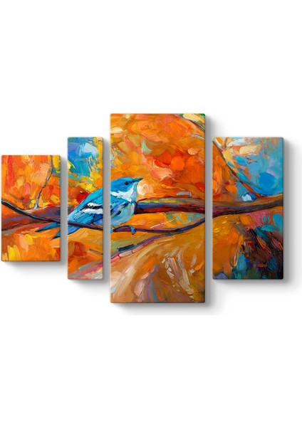 Kuş Yağlı Boya Tablo