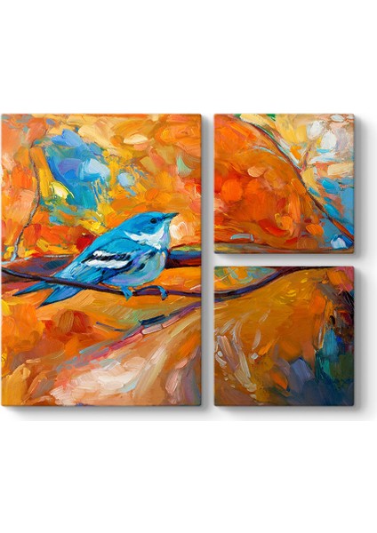 Kuş Yağlı Boya Tablo